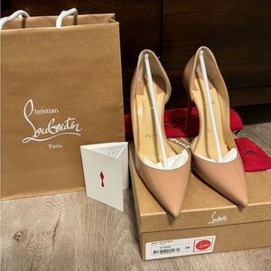 Christian Louboutin Irizia 100mm Nude Patent